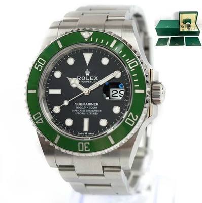 Rolex Submariner Date Starbucks 126610LV 2025 41 MM MK2 caja verde papeles Foto 1 de 4