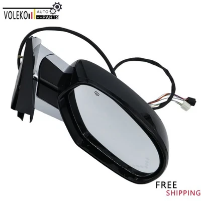 Espejo retrovisor lateral derecho plegable eléctrico térmico para Cadillac Escalade 2007-2014 EE. UU. Foto 1 de 4