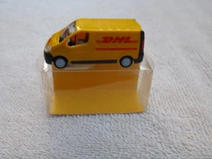 Camión de reparto DHL miniatura escala 1/87 amarillo ferrocarril diorama RIETZE ALEMANIA - Imagen 1 de 5