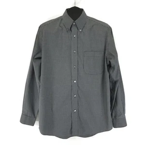 Eddie Bauer Button Down Langarm Hemd Herren klein kariert 100% Baumwolle Freizeit - Bild 1 von 12