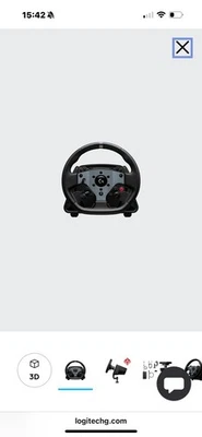 Logitech G Pro Racing Wheel Compatible with PlayStation/PC - Image 1 of 4