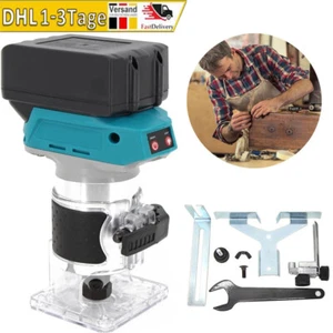 Für Makita 18V Akku Oberfräse Kantenfräse Tischfräsmaschine Fräsmaschine 600W - Bild 1 von 10