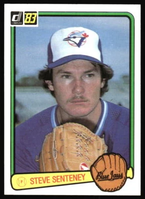 1983 Donruss Steve Senteney  Rookie  #52 Toronto Blue Jays - Image 1 of 2