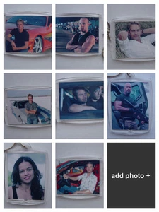 Fast and Furious, Paul Walker, Photo Keyring / bag tag, clear plastic, - Picture 1 of 13