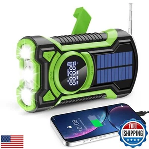 IPX5 Waterproof Emergency Weather Radio, Bluetooth Portable AM/FM/NOAA Hand C - Picture 1 of 5