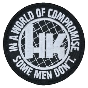 HK HECKLER & KOCH LOGO FIREARMS SWAT MILITARY TACTICAL HOOK MORALE PATCH - Picture 1 of 2