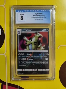 CGC 8 2018 Pokemon Sun & Moon Celestial Storm Tyranitar 87/168 - Bild 1 von 2