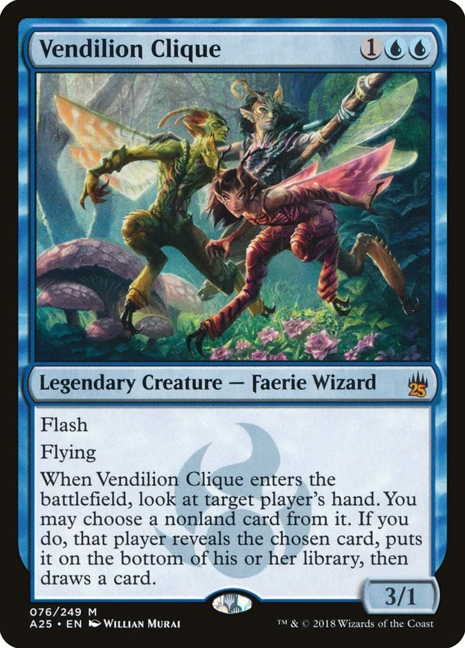MTG Magic the Gathering Vendilion Clique (76/267) Masters 25 NM - Image 1 of 1