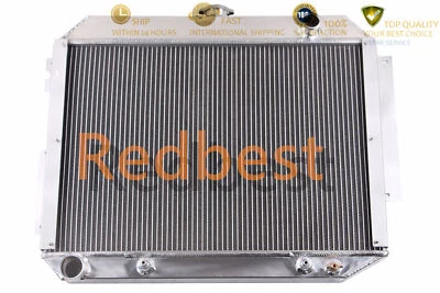 Radiador de aluminio 332 de 3 filas para Chrysler/IMonaco Dodge Polara Plymouth Fury 66-70 7,2 L Foto 1 de 4