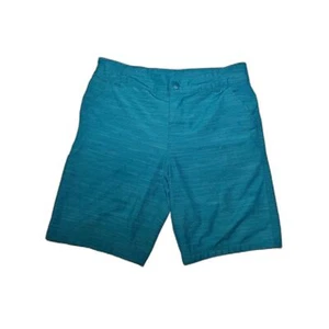 Gently Used Art Class Boys' Relaxed Taper Carpenter Shorts - Size 12, Teal - Picture 1 of 5