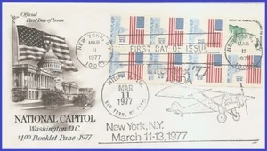USA3 #1623Bc U/A ARTCRAFT 2 FDC BKLT10  Dome of Capitol & Flag over Capitol - Picture 1 of 1