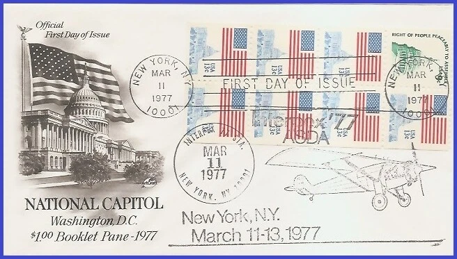 USA3 #1623Bc U/A ARTCRAFT 2 FDC BKLT10  Dome of Capitol & Flag over Capitol - Image 1 of 1