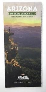 Arizona Grand Canyon State official state visitors map 2014 foldable - Picture 1 of 2