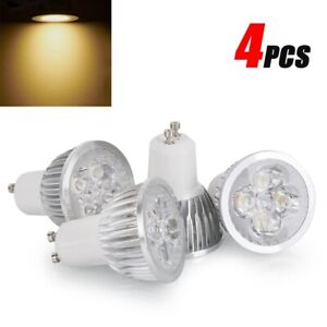 4PCS/SET 12W LED Spotlight GU10 Downlight Globe Lamp Bulb (Warm White )