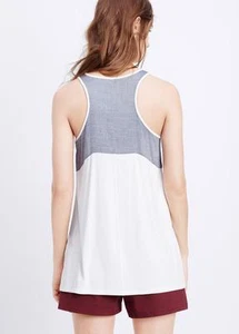 W649 Neu mit Etikett Vince Chambray DAMEN-TANK GRÖSSE S in W 135 $ - Bild 1 von 1
