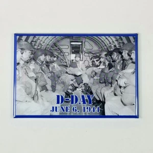 Fridge - Locker - Tool Box Magnet 2x3 Inch | WW2 WWII D-DAY June 6, 1944 - Picture 1 of 2