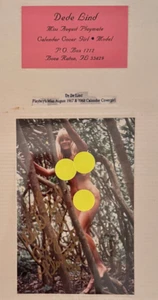 De De Lind Adult Film Actress Signed Photo Guaranteed to Pass Miss August 1967 - Picture 1 of 2