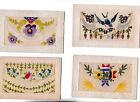 24 embroidered post cards, WW1