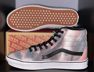 New VANS ComfyCush Sk8 Hi ‘Blotched’ Multi/Pink Tie Dye • Mens Sz 11 - Picture 1 of 6