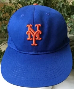 VTG New York METS Adult Cap/Hat OC Sports Team MLB Blue Embroidered Orange Logo - Picture 1 of 10