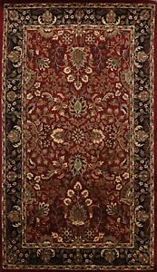 Traditional Agra Oriental Area Rug | All-Over Hand-Tufted Wool Carpet 8x10