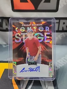 2024 LEAF METAL PICKLEBALL CENTER STAGE CONNOR GARNETT AUTO AUTOGRAPH SSP# 1/1 - Picture 1 of 2