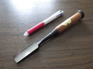 Cincel de gubia japonés Honnagakuni Uchimaru Nomi 18 mm sin semillas - Imagen 1 de 10