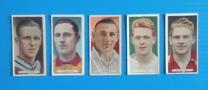 1934 Ardath Famous Footballers (5 CARDS) - Picture 1 of 2