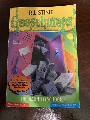 Vintage RARE Goosebumps #59 The Haunted School 1st print Thick version, Misprint - Image 1 of 4