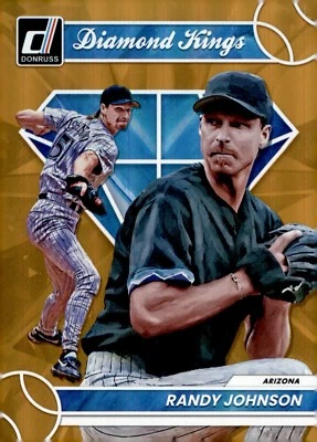 2023 Panini Donruss - Diamond Kings Holo Orange #11 Randy Johnson - Image 1 of 2