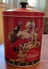 Coca Cola Christmas tin 2014. 8 1/2”x6 1/4" Coke Cookies Candy Storage Kitchen Only $17.99 on eBay