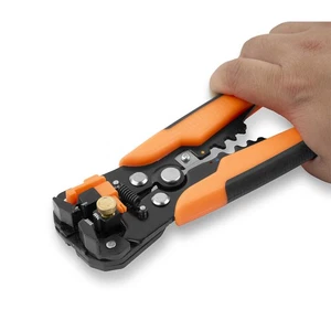 Orange Wire-cutters Cutting Pliers Crimper Cable Stripping Tool - Picture 1 of 12