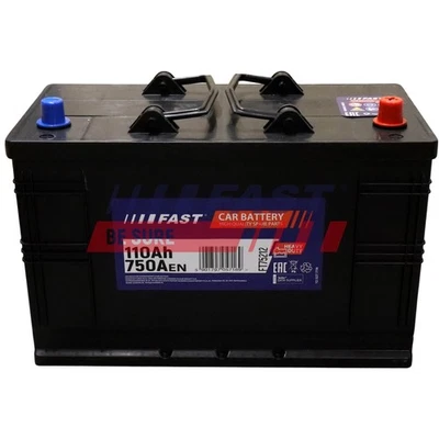 FAST Starterbatterie 12V 110Ah 750A/EN B13 für Auto LKW Batterie - Bild 1 von 4
