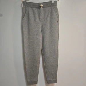 POLO RALPH LAUREN Size XL Grey Women Elastic Waist Fleece Sweatpants Pockets NEW - Imagen 1 de 9