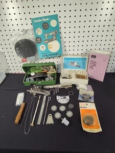 Vintage Sewing Machine Attachments, 2 Buttonholders And Assorted Items. - Picture 1 of 22