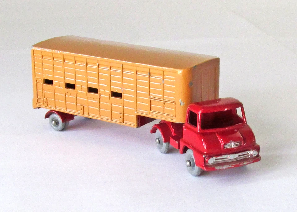 Camión de ganado Lesney Moko Matchbox Major Pack M-7 Jennings rueda gris XLNT 1960 Foto 1 de 4