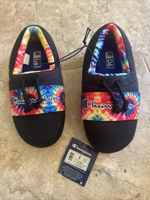 Zapatillas Champion Juveniles Talla 6 Slip In Academy Negras Tie Dye Nuevas-Etiqueta-sin unir Foto 1 de 4