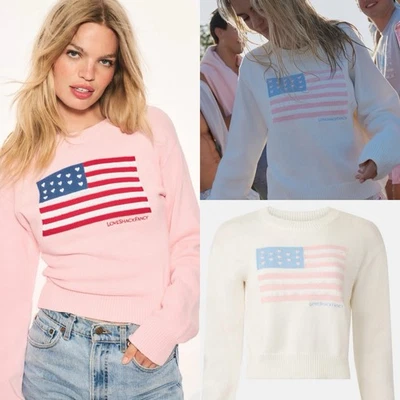 Pullover Love Shack elegante Ty bandera de algodón niños a adultos talla elige color nuevo con etiquetas Foto 1 de 4
