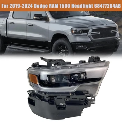 Faro derecho LED 2019-2023 negro Dodge RAM PU 1500 68477264AB Foto 1 de 4