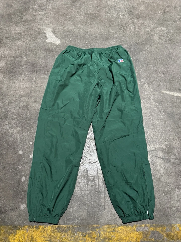 Pantalón de chándal de nailon forrado atlético Russell vintage años 90 resistente al agua para hombre 2XL Foto 1 de 4