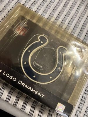 Nuevo adorno de Navidad del equipo de fútbol americano Indianapolis Colts coleccionables para siempre NFL Foto 1 de 2