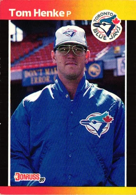1989 Donruss - Tom Henke #385  - Image 1 of 2