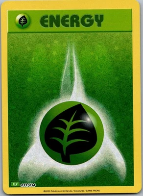 Basic Grass Energy Holo Trading Card Game Classic 033/034 NM - Image 1 of 2