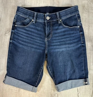 Bermudas de mezclilla con puños Jag Classic Fit para mujer 10/30 (30X8 real) Foto 1 de 4