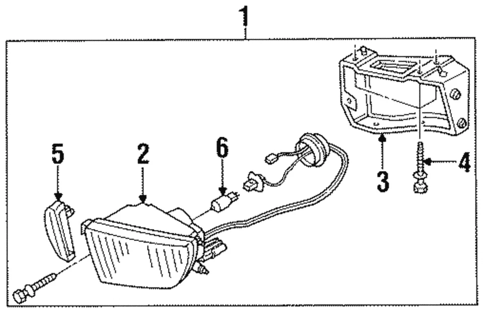 Conjunto de faros antiniebla originales Nissan 26150-40U25 Foto 1 de 1