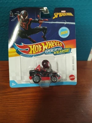 Hot Wheels Racer Verse 2025 MILES MORALES Spider-Man - Difícil de encontrar - 🆕 Foto 1 de 4