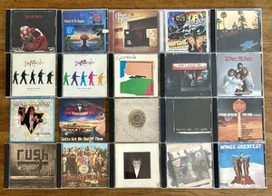20 Classic Rock CDs, Used, Stevie Nicks, Allman Bros, Genesis, Aerosmith, Eagles - Foto 1 di 1