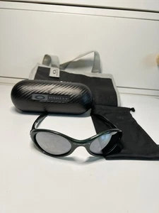 Oakley Eye Jacket Moss Sonnenbrille Silver Iridium Gläser - Bild 1 von 8