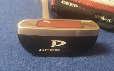 LEFT HAND WILSON DEEP RED 31.5” PUTTER + H/C - EXCELLENT CONDITION  - Image 1 of 4