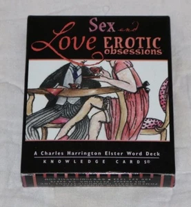 Sex and Love EROTIC Obsessions Knowledge Cards, Charles Harrington Elster Deck - Foto 1 di 5